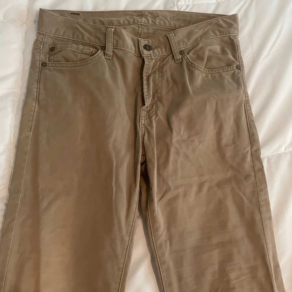 Men’s 7 For All Mankind tan pants 29x34